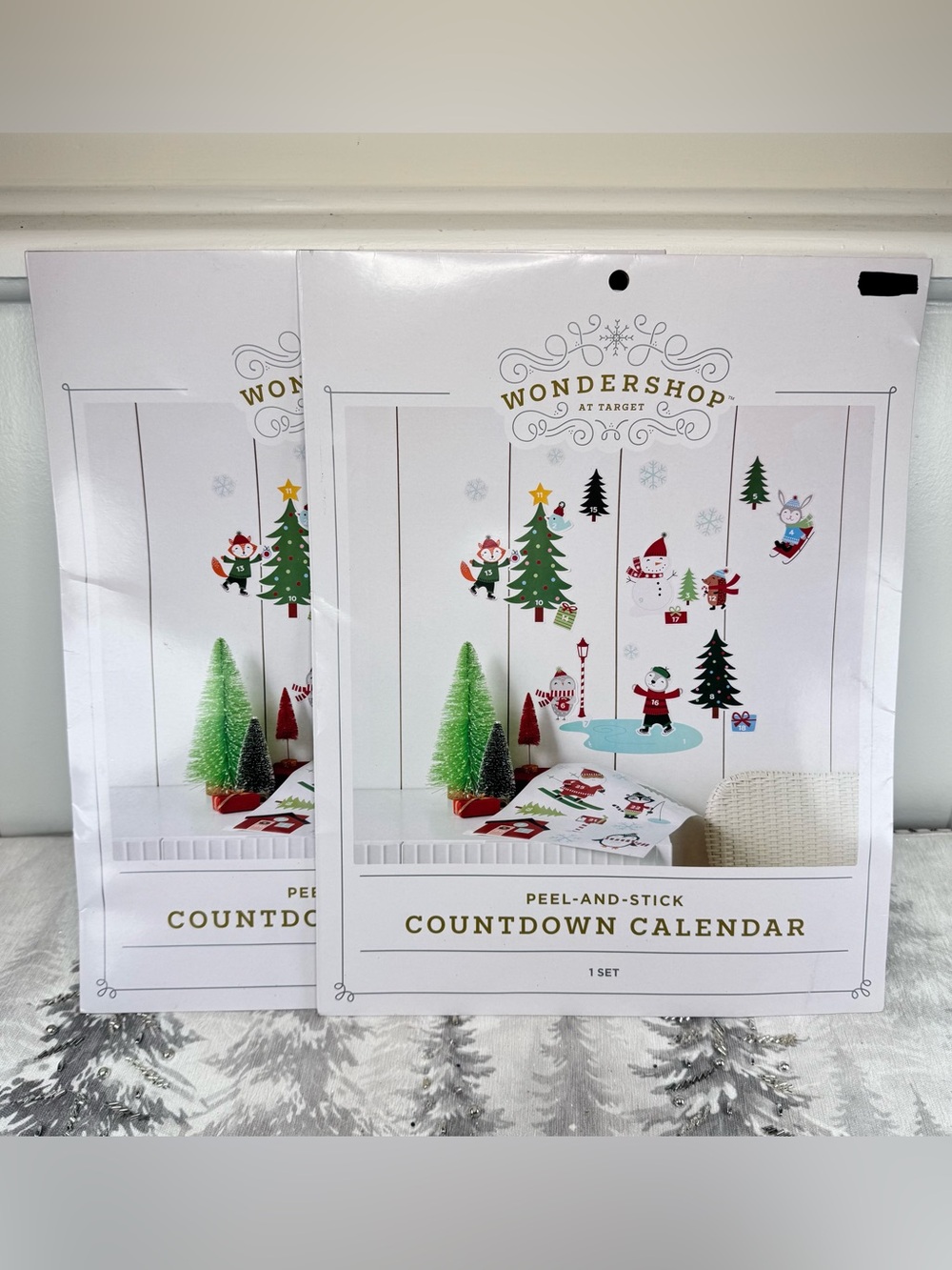 NEW Wondershop Peel-And-Stick Chrismtas Countdown Calendars